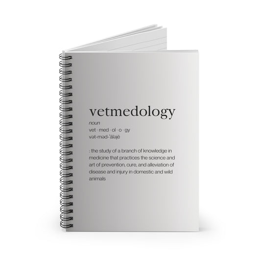 vetmedology Definition Gradient Spiral Notebook - Ruled Line