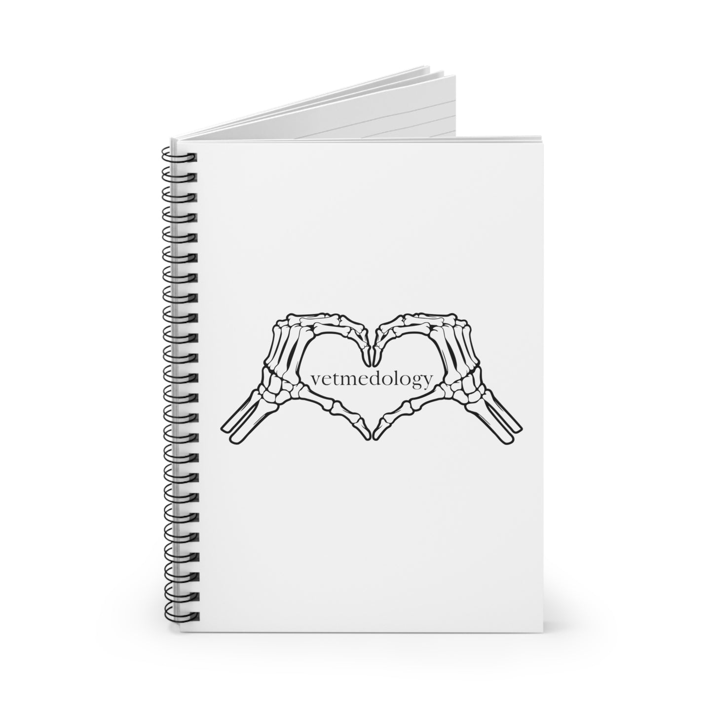 vetmedology Heart & Bones Spiral Notebook - Ruled Line