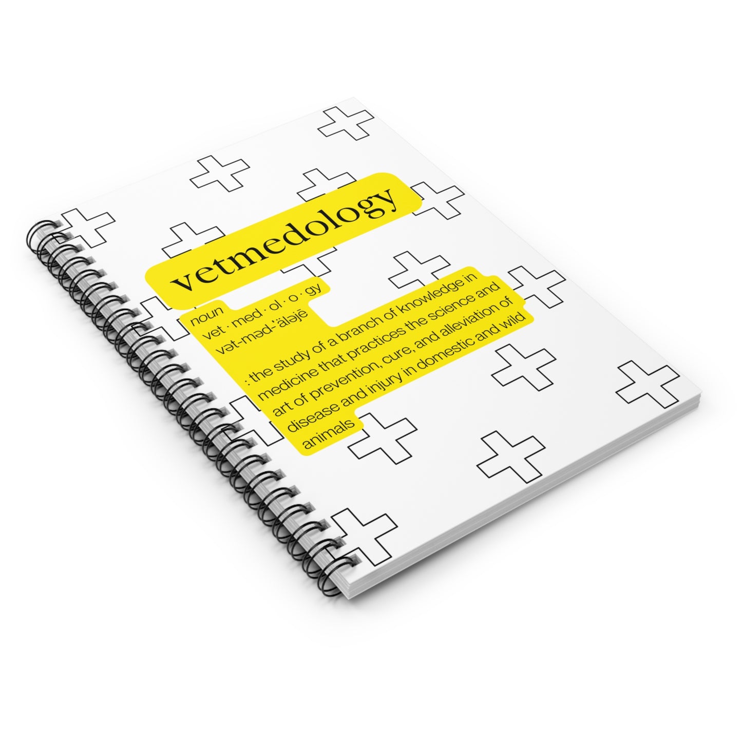 vetmedology Highlighted Definition Spiral Notebook - Ruled Line