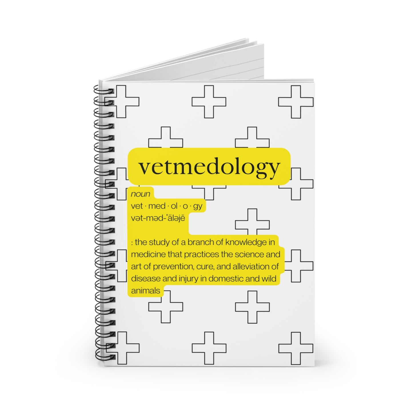vetmedology Highlighted Definition Spiral Notebook - Ruled Line